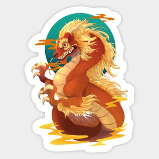 Red Dragon Sticker